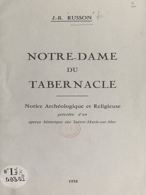 cover image of Notre-Dame du Tabernacle